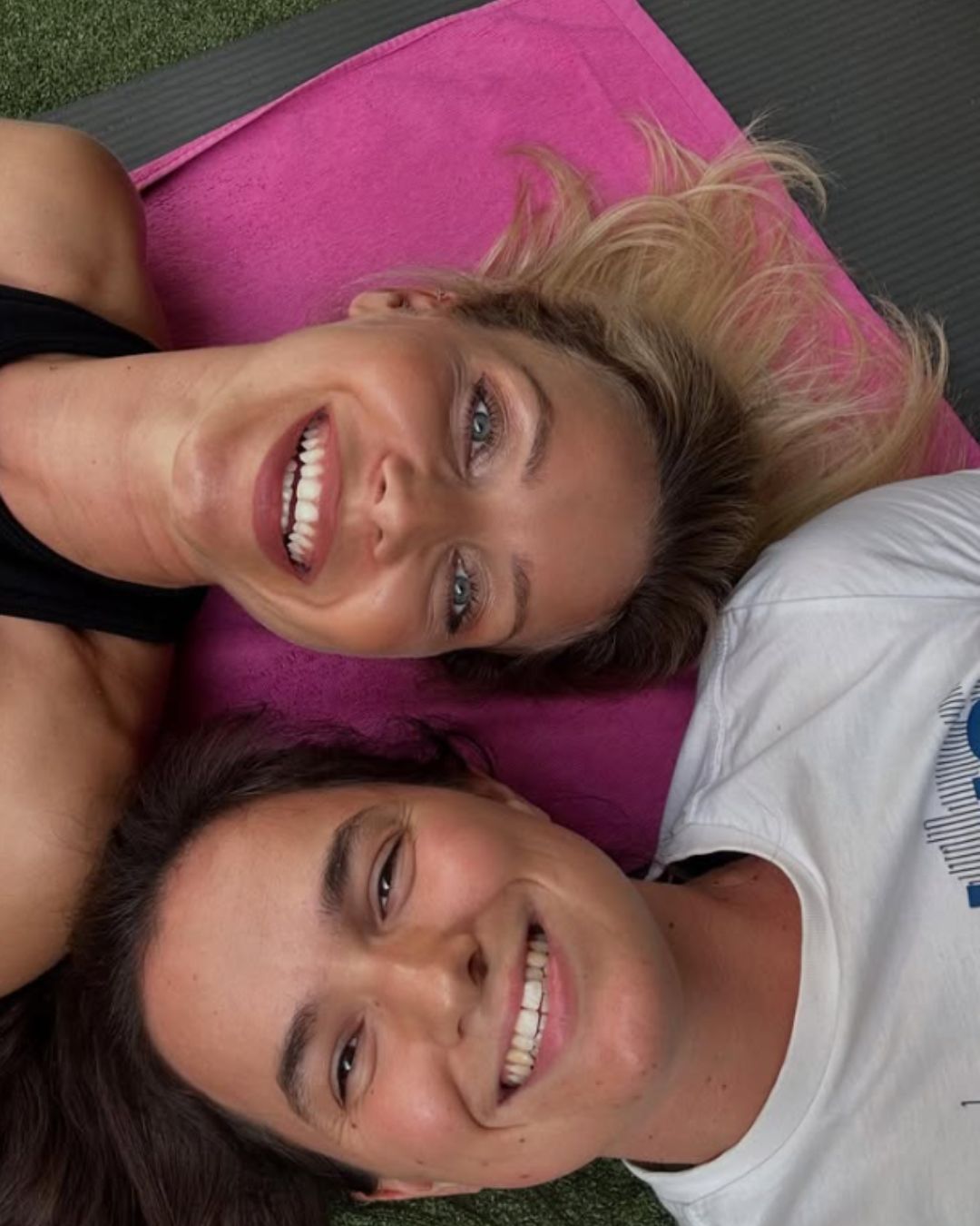 Joana Rebelo e Luciana Abreu a treinar